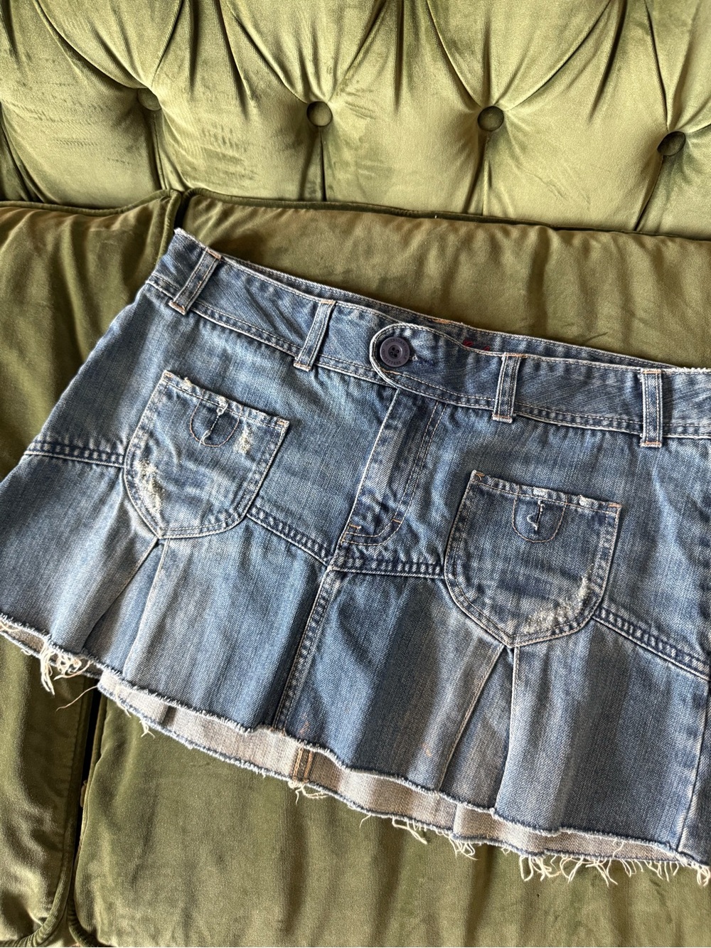 Y2K vintage American Eagle denim skirt